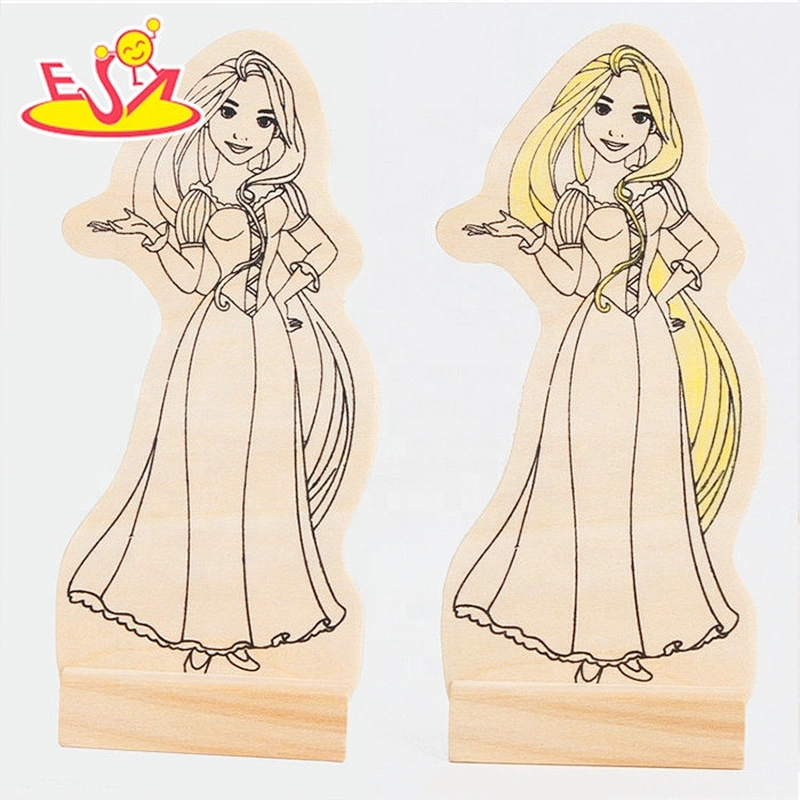 DIY educational wooden drawing toys for kids W03A080