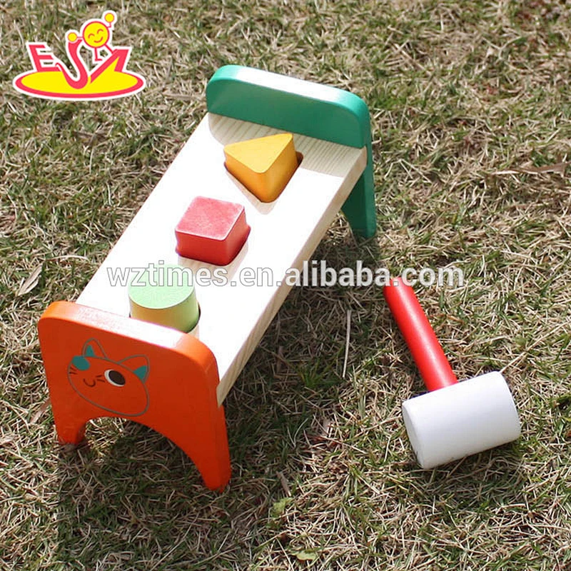 2018 wholesale wooden kids hammer toy funny wooden kids hammer toy hot sale wooden kids hammer toy W11G026