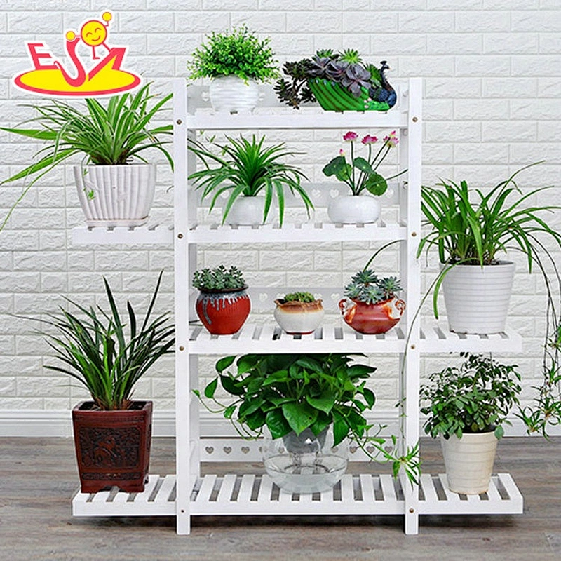 Most popular decorative wooden multi-tiered plant stand for wholesale W08H110B