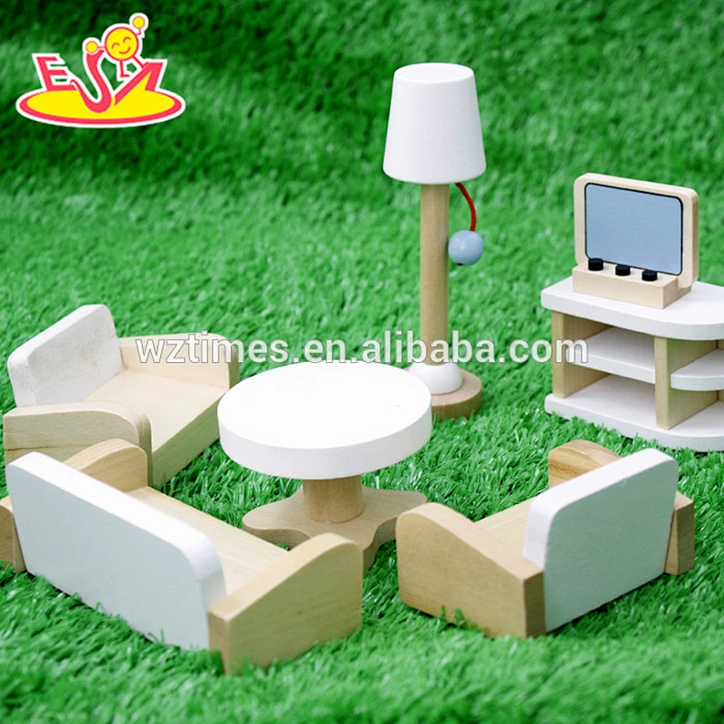 newest baby wooden doll furniture for pretend play W06B045