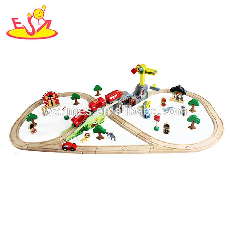 wholesale educational toys children wooden train set for sale W04C041