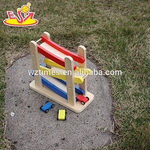 best design children wooden car ramp toy for sale W04E031
