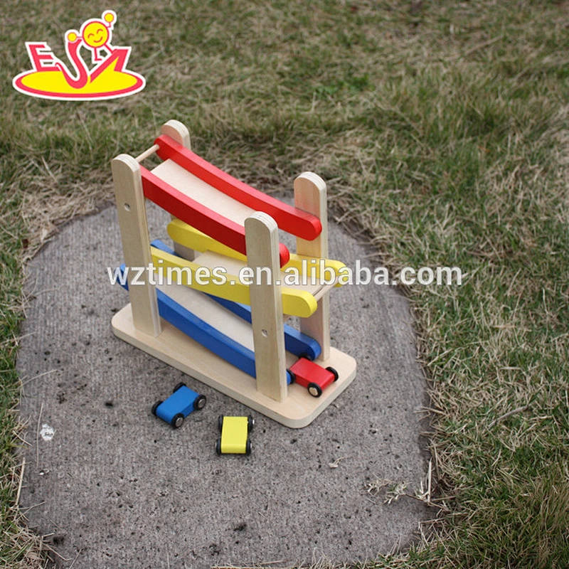 best design children wooden car ramp toy for sale W04E031