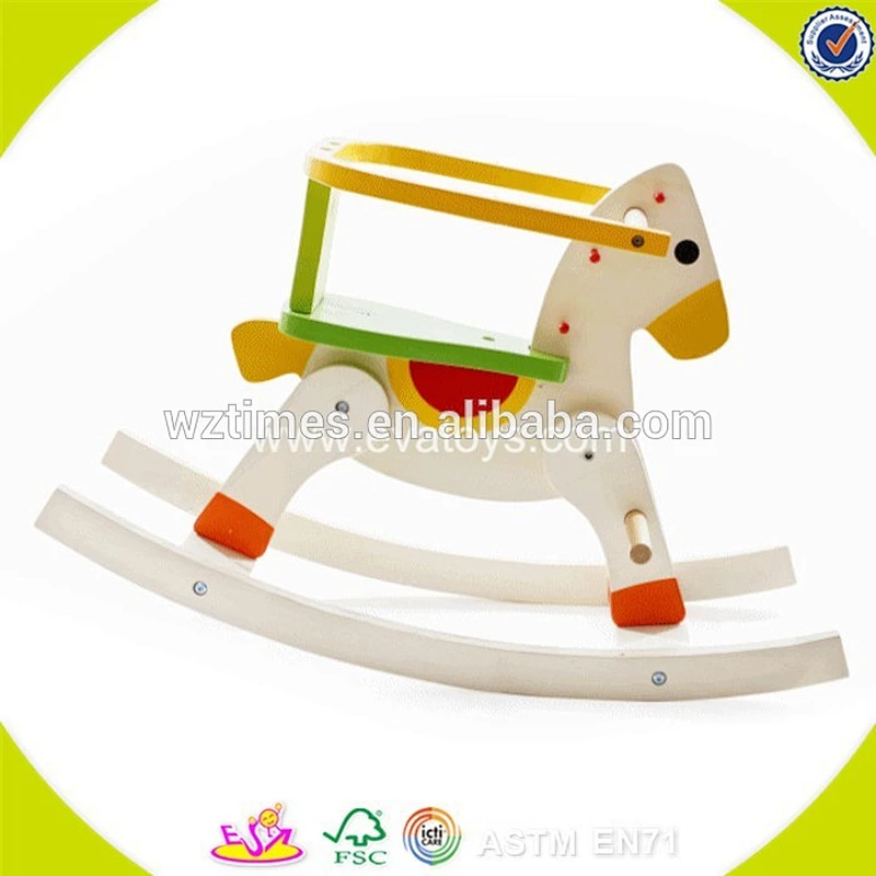 2018 wholesale wooden rocking toys for babies new design cool motorcycle wooden rocking toys for babies W16D110