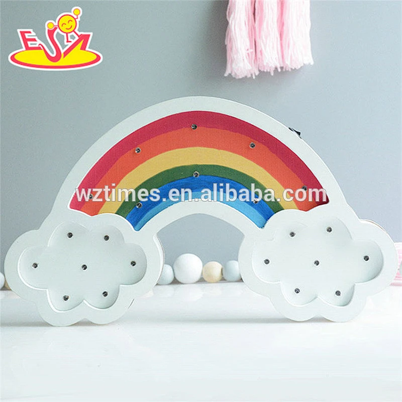 Wholesale wonderful decoration light wooden heart shape LED used in holiday W09D026
