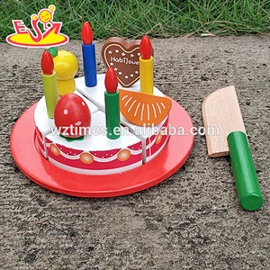 2018 New design wooden fruit cut toy children wooden fruit cut toy baby wooden fruit cut toy W10B176