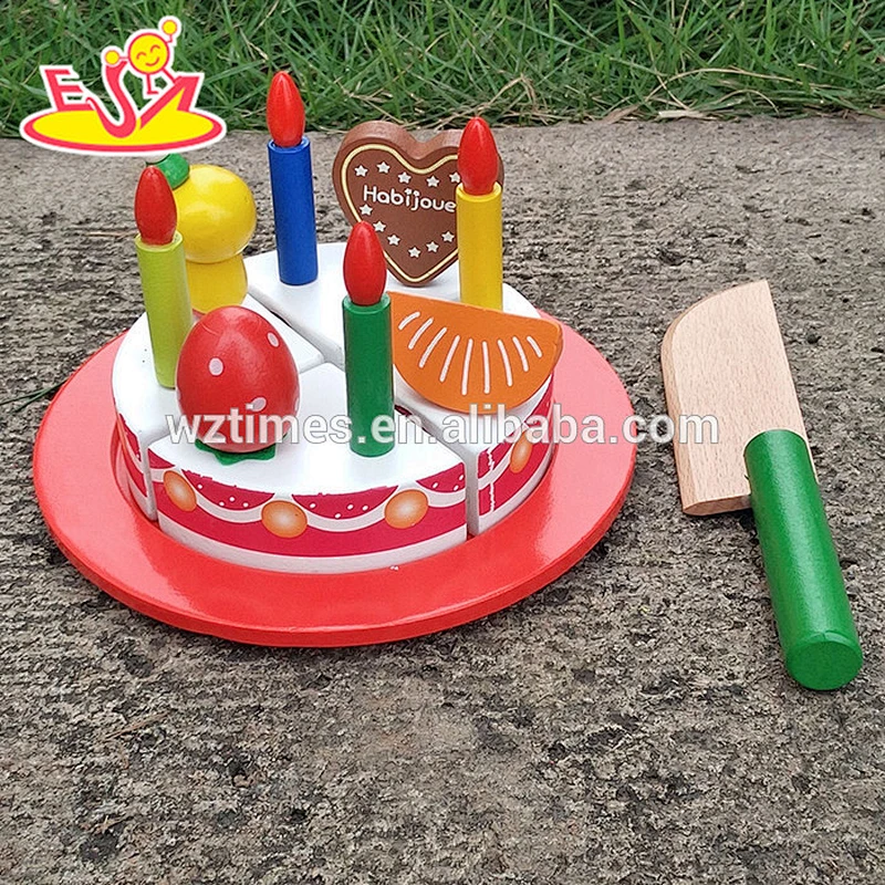 2018 New design wooden fruit cut toy children wooden fruit cut toy baby wooden fruit cut toy W10B176