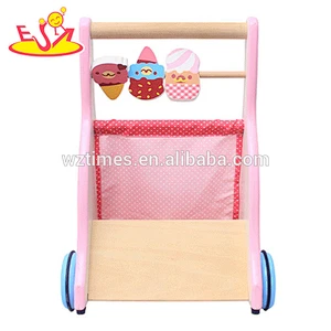 wholesale wooden new model baby walker cheap wooden new model baby walker W16E024A