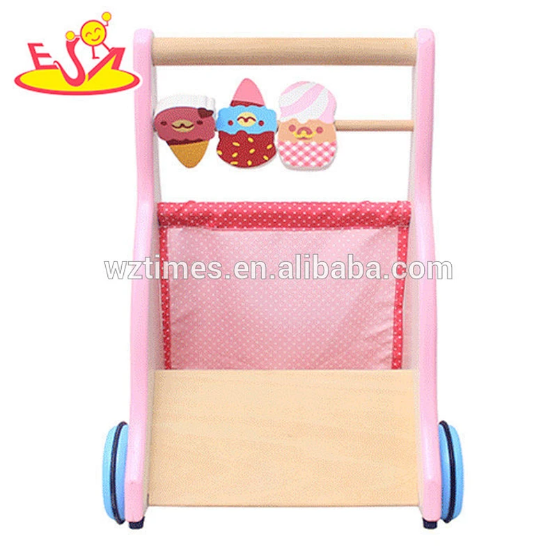 wholesale wooden new model baby walker cheap wooden new model baby walker W16E024A