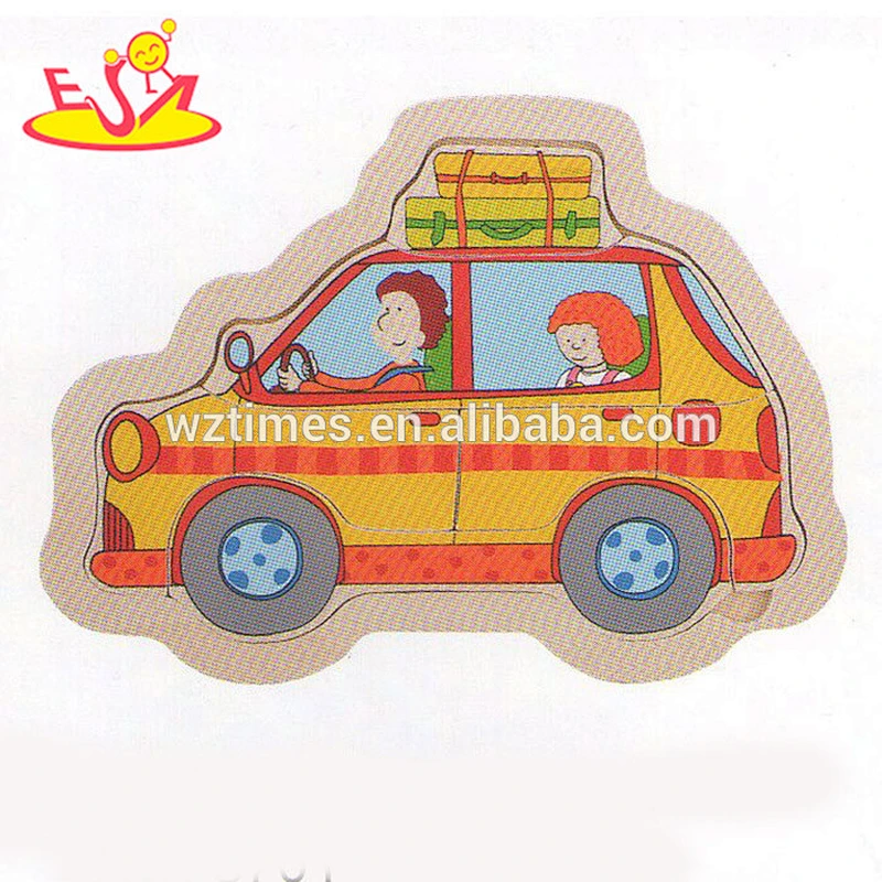 wholesale funny kids wooden 3d puzzle airplane wooden 3d puzzle airplane W14C229