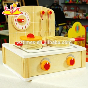2018 venta al por mayor del bebé juegos de cocina de madera de moda para niños juegos de cocina de madera para niños juegos de juegos de cocina de madera W10C202