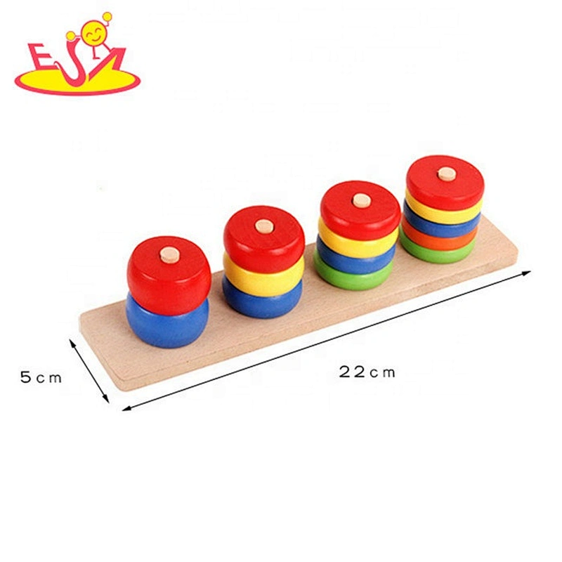 New hottest first teaching set wooden montessori baby toys for wholesale W12F082