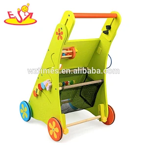 2018 Wholesale wooden baby activity center preschool wooden baby activity center W16E072