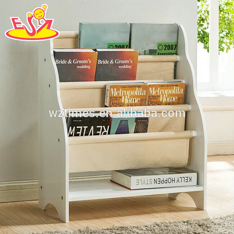 Wholesale customize modern style wooden kids storage wall bookshelf for sale W08C250