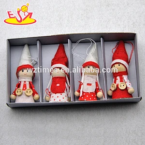 2018 New products baby cartoon Christmas wooden dolls for girls W02A230
