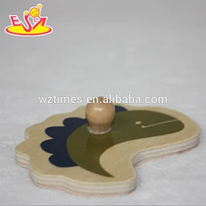 2018 wholesale cheap wooden children educational puzzle top fashion wooden children educational puzzle W14M116