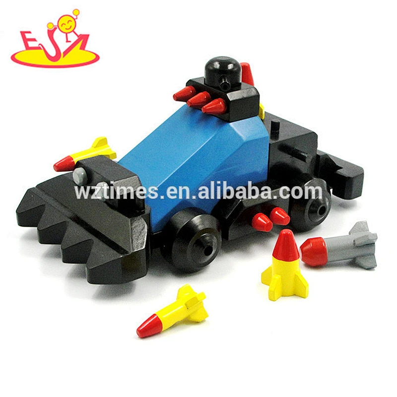 wholesale funny kids mini wooden car toy for education W04A310