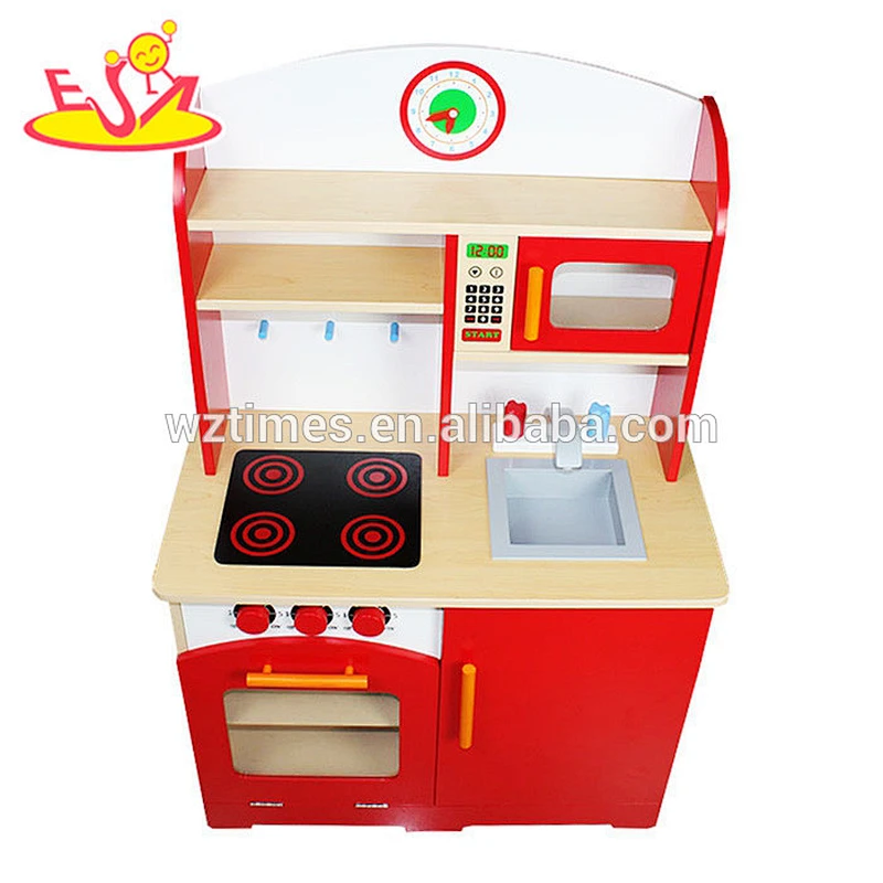 2018 wholesale wooden children kitchen toy new fashion wooden children kitchen toy best wooden children kitchen toy W10C005