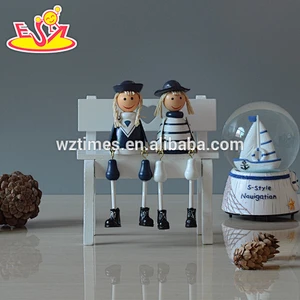 2018 New design wooden cheap mini doll children wooden cheap mini doll baby wooden cheap mini doll W02A150