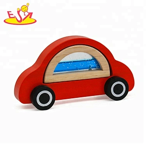 New design toddlers small wooden cars for wholesale W04A400