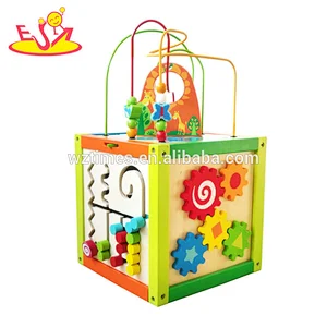 Wholesale hot sale amusement park wooden beads game toy for kids W11B164