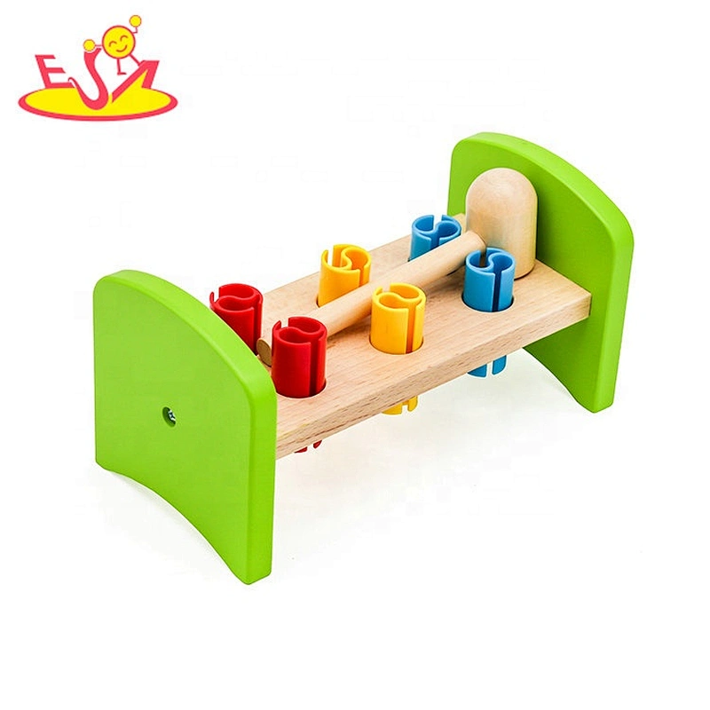 2019 New arrival educational wooden kids toy hammer for wholesale W11G054