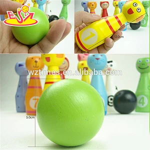 wholesale newly 13PCS wooden toys bowling new fashionable 13PCS wooden toys bowlin W01A125