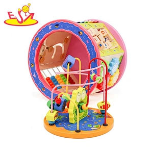 New arrival educational wooden kids activity cube with Xylophone W11B153E