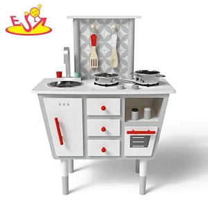 2019 New design boys stainless steel kitchen set toy for play W10C475C