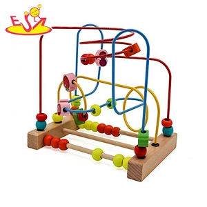wholesale educational children wooden maze toy best sale baby wooden maze toy W11B098