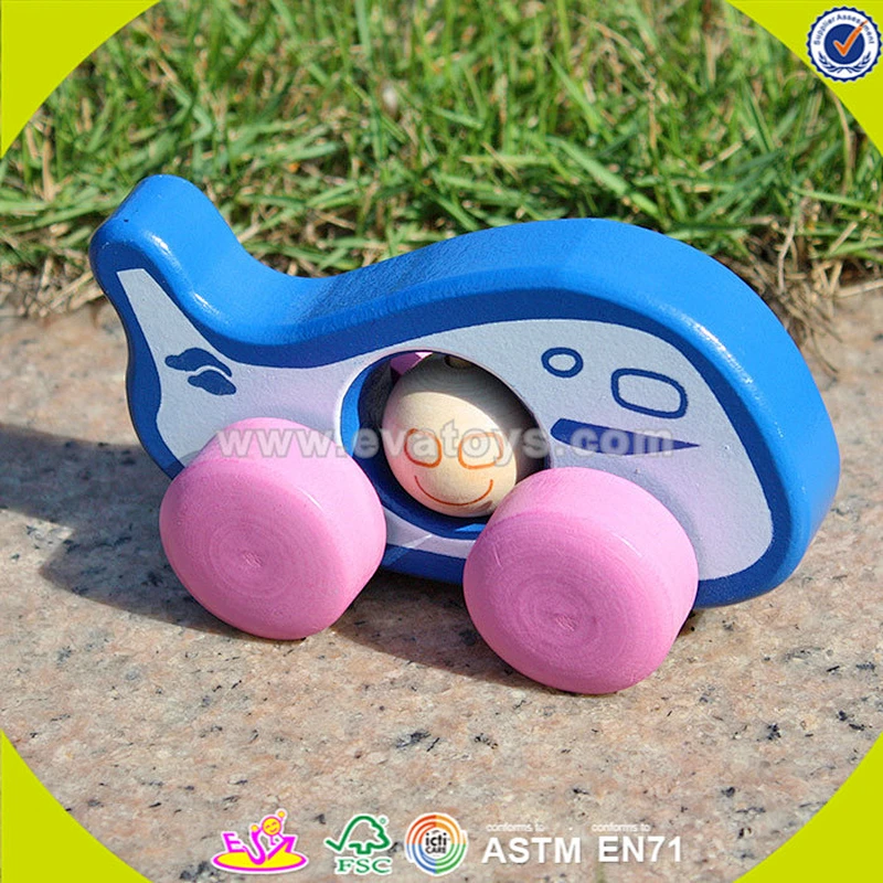 wholesale funny wooden kids car toy for children W04A140
