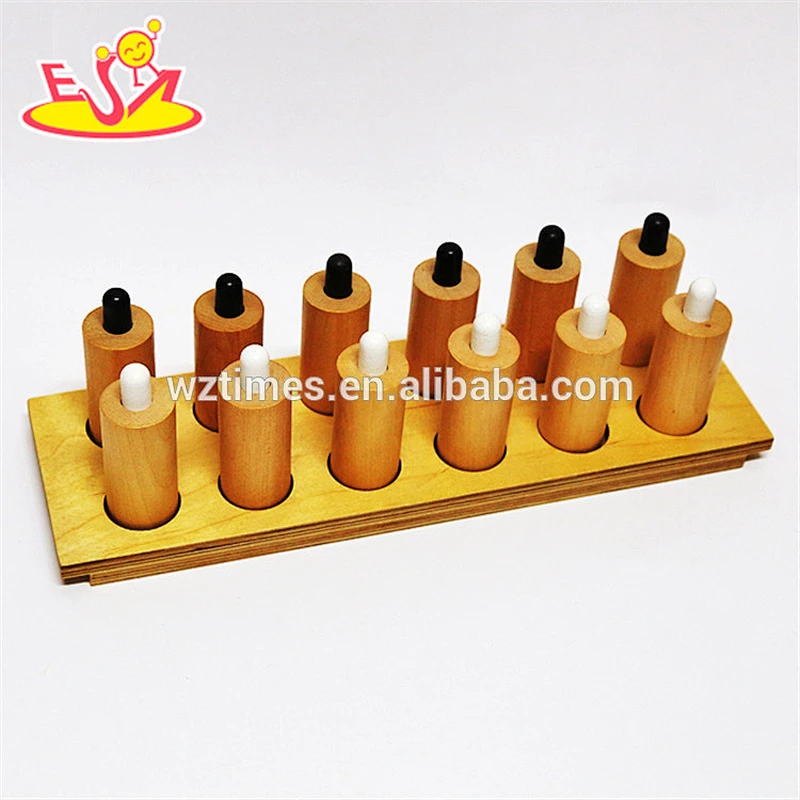 2018 New design montessori preschool wooden baby learning toys W12F005