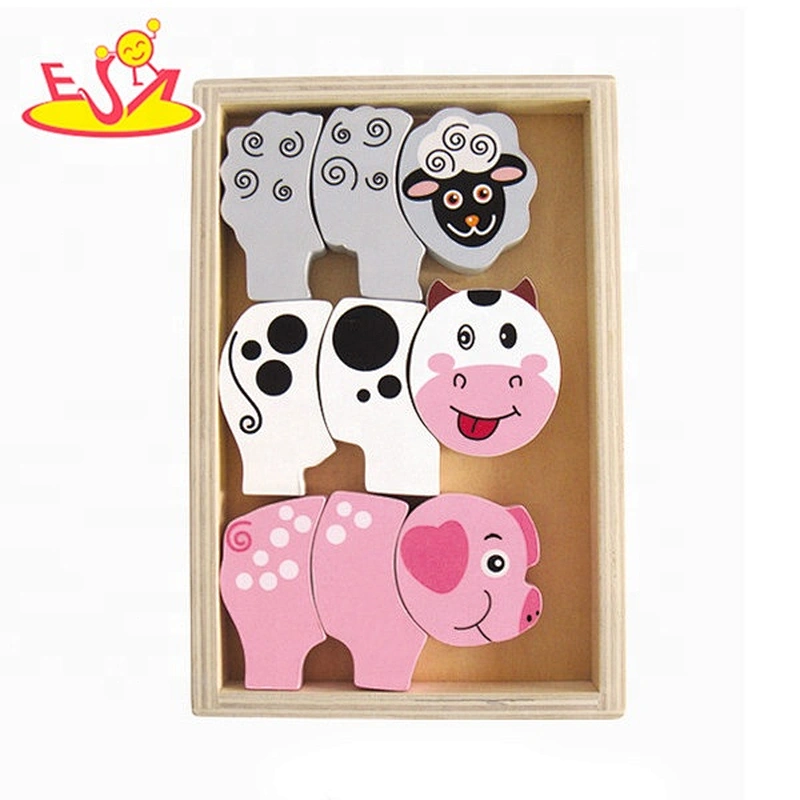 New arrival colorful wooden block toy for children W13E032