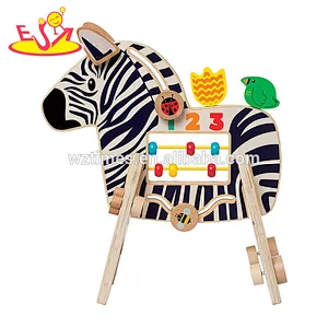 2018 Cheap zebra shape multifunctional toys wooden educational toys for training kids intelligent skill W12D094