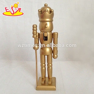 wholesale most popular wooden figurine nutcracker new fashioned wooden figurine nutcracker W02A073A