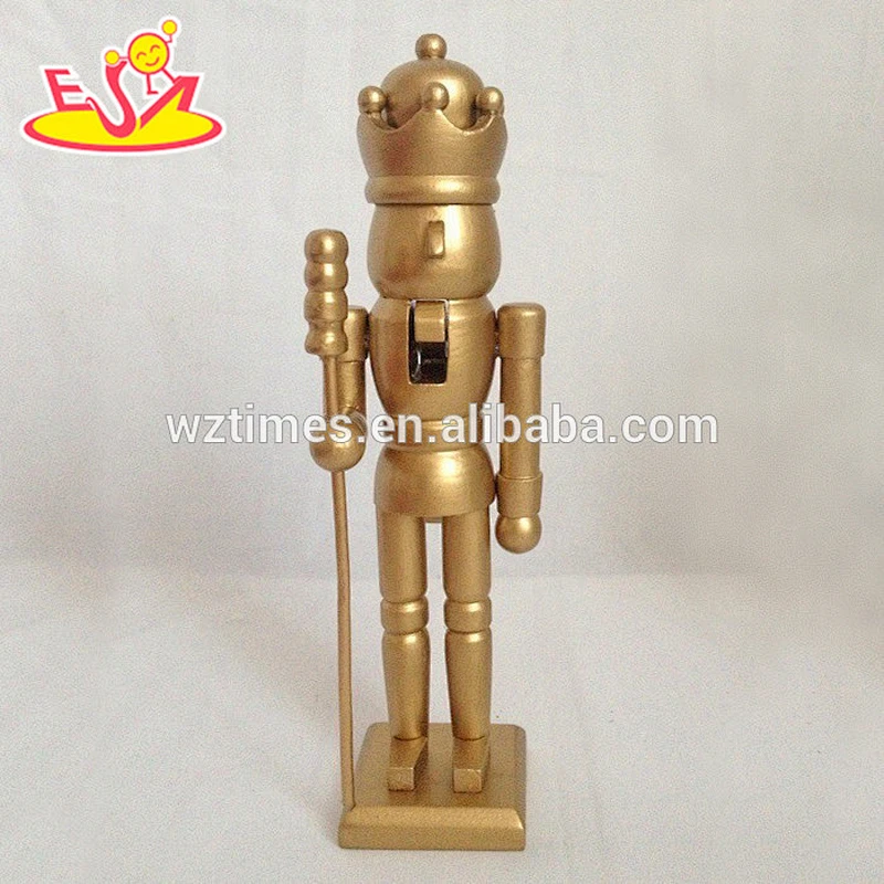 wholesale most popular wooden figurine nutcracker new fashioned wooden figurine nutcracker W02A073A