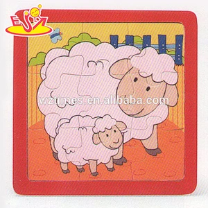 wholesale educational kids wooden sheep puzzle fashion children wooden sheep puzzle W14C170