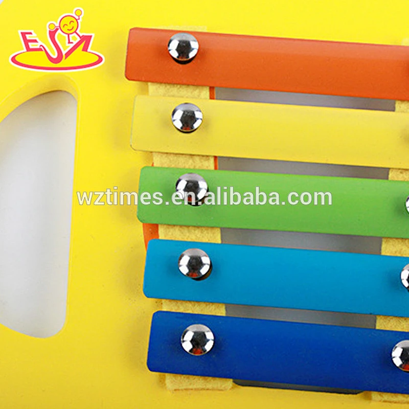 2018 wholesale yellow duck wooden baby xylophone new design wooden baby xylophone best wooden baby xylophone for sale W07C059