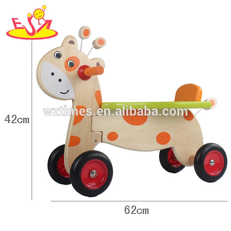 wholesale top fashion kids wooden baby tricycle cheap children wooden baby tricycle W16A023