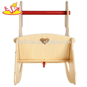 2018 wholesalers rocking horse wooden rocking horse high quality wooden rocking horse W16D082B