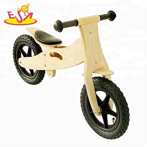 Wholesale customized wooden toddler bicycle for kids W16C054