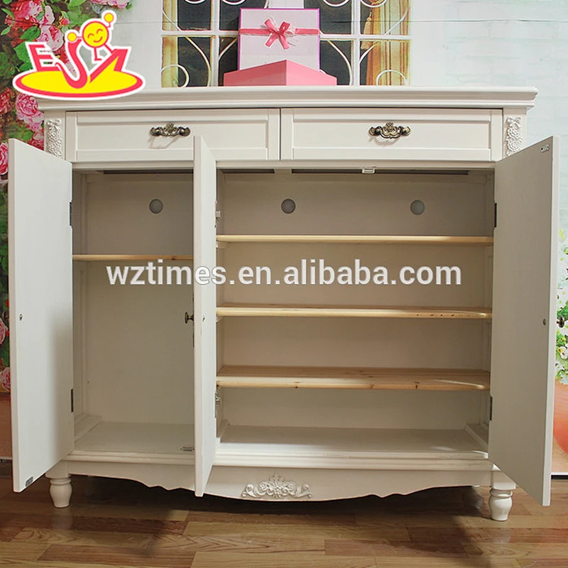 2018 New design wooden furniture cabinets white solid wooden furniture cabinets best design wooden furniture cabinets W08H063