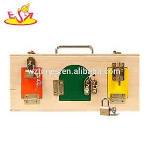 2018 wholesale kids wooden toy box popular baby wooden toy box high quality children wooden toy box W08C163