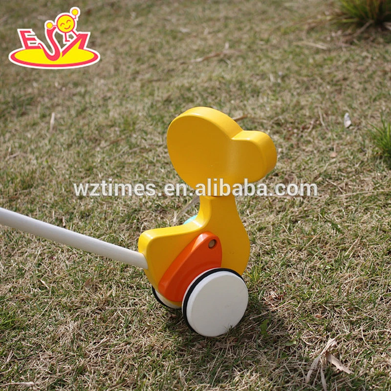 2018 wholesale baby wooden toy pull cart funny kids wooden toy pull cart most popular children wooden toy pull cart W05A020