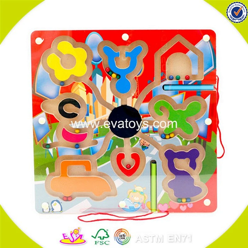 wholesale baby wooden maze toy popular kids wooden maze toy top fashion children wooden maze toy W11H011