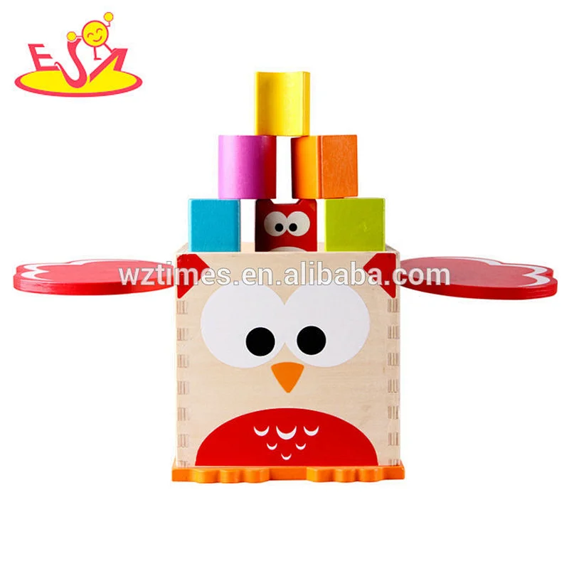 2018 Großhandel intersteing Kinder pädagogisches Spielzeug aus Holz Form Sorter Set für Verkauf W12D100