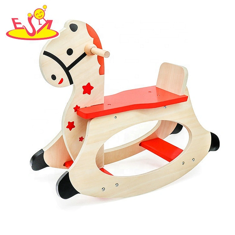 New popular wooden children rocking horse for baby W16D019