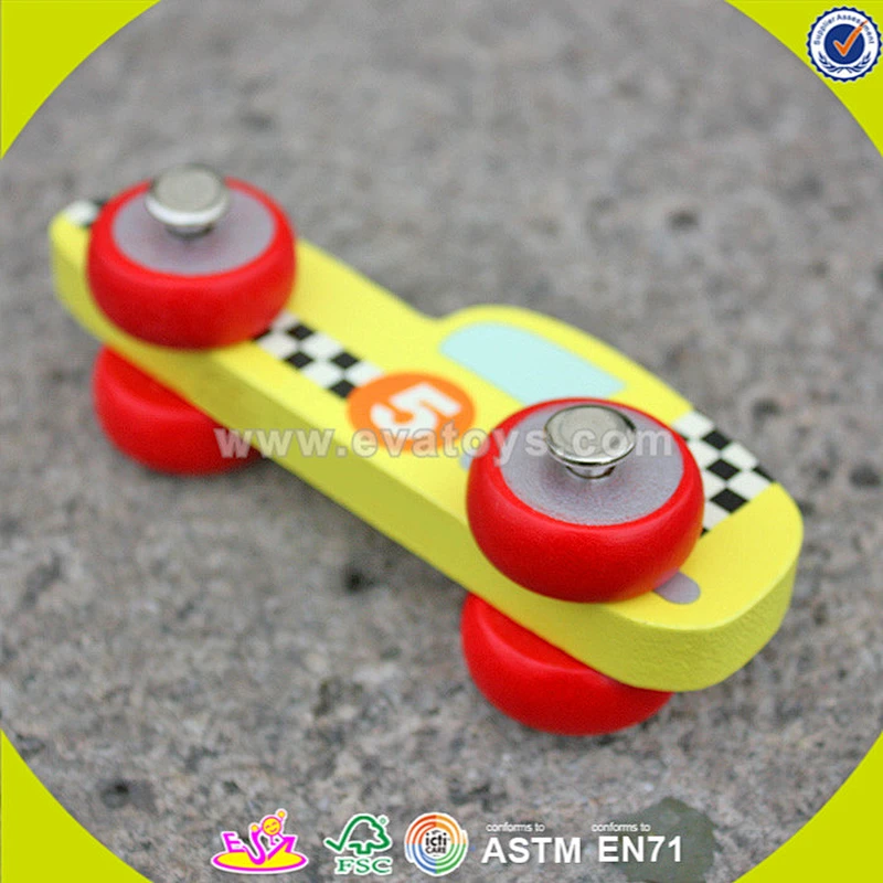wholesale brand new hot wooden sport car toy for kids,Fashion 3d wooden toy sport car for kids,Mini sport car baby toy W04A128