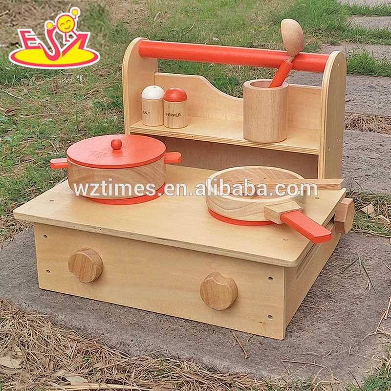 wholesale educational wooden toy kitchens for toddlers W10C193