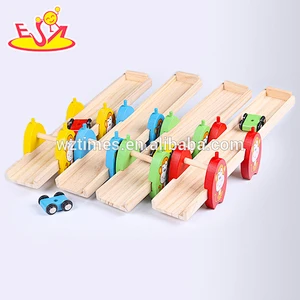 2018 großhandel baby hölzerne kleine schienenwagen top mode kinder hölzerne kleine eisenbahn beliebte kind hölzerne kleine eisenbahn W04E042